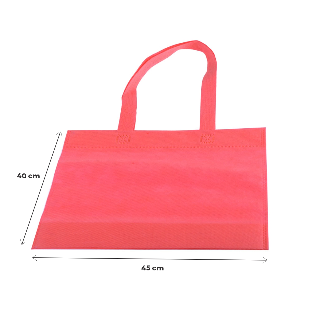 mEP BOLSA FRISELINA PERSONALIZADA ASA LARGA ROJA 45*40CM X UNIDAD