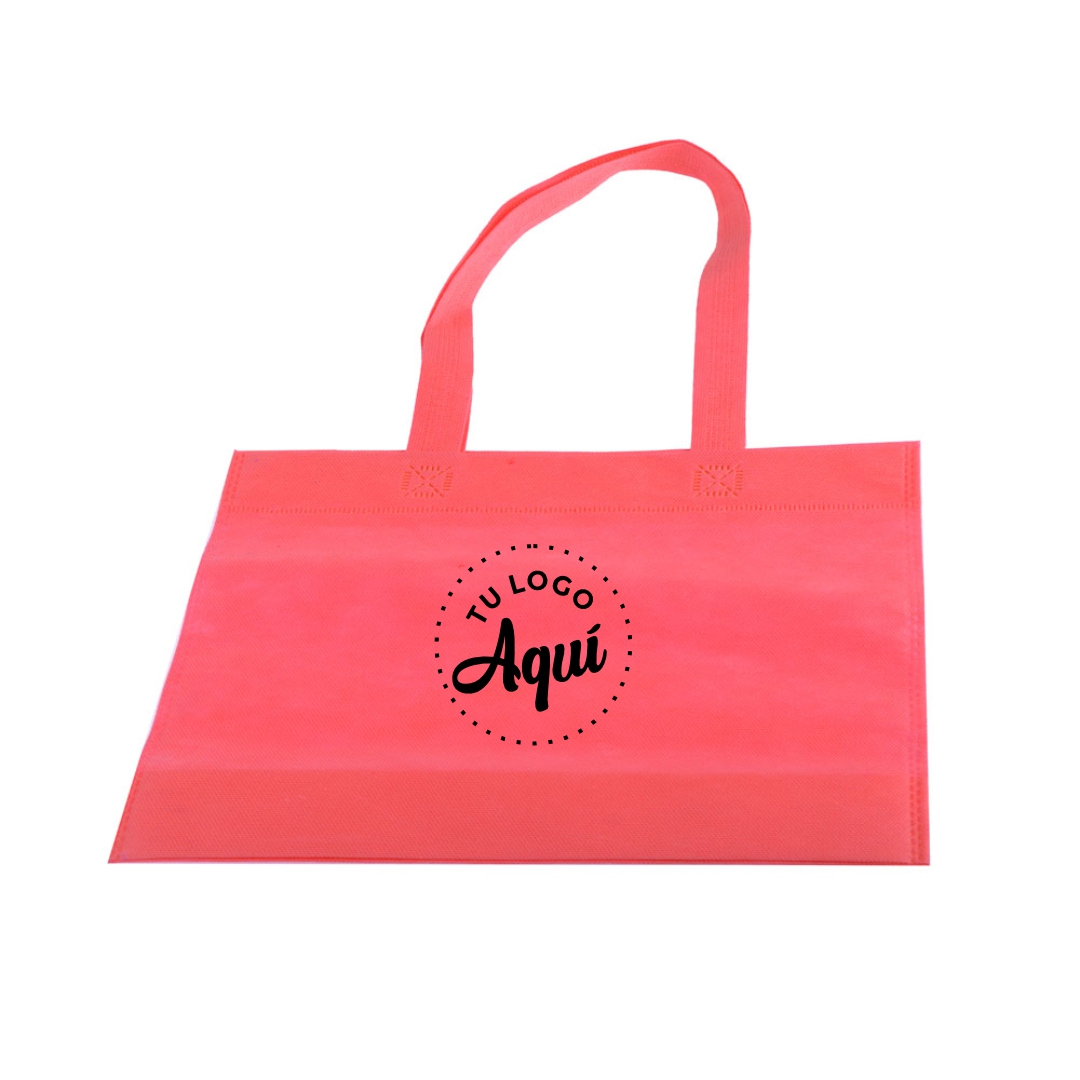 mEP BOLSA FRISELINA PERSONALIZADA ASA LARGA ROJA 45*40CM X UNIDAD