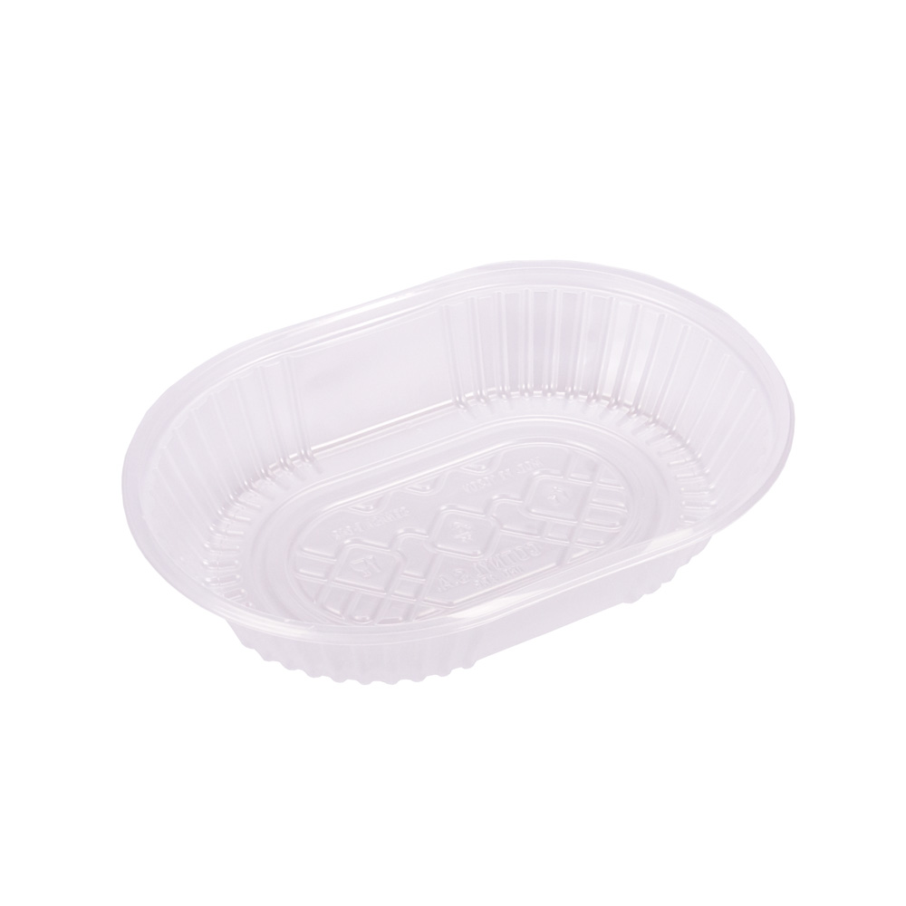BANDEJA MICRO WORK PP BL Nº105 OVAL (16*23*4CM) *100UNID