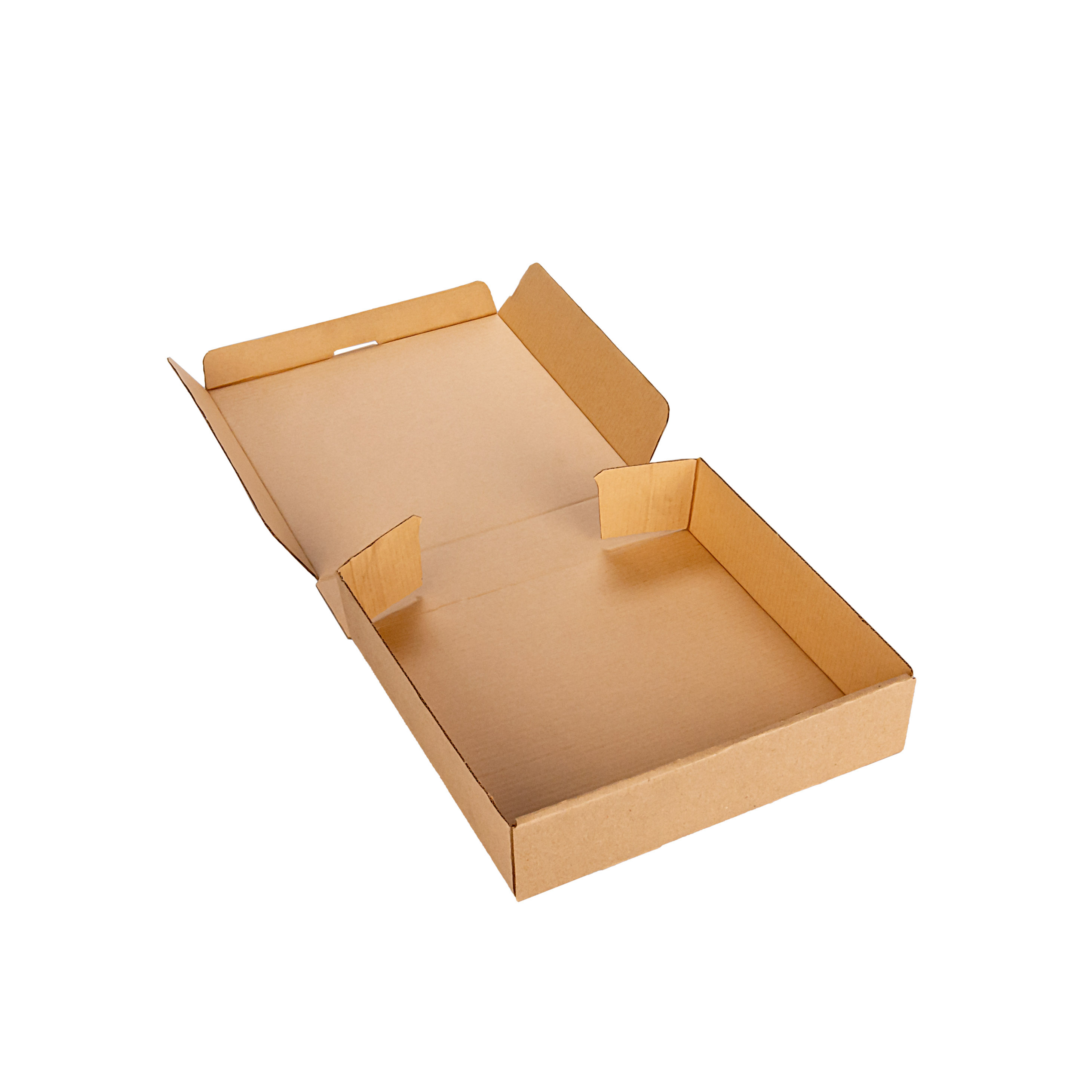 CAJA MICRO CARTON MARRON/MARRON (25*25*6CM) (TARTA) *100UNID.