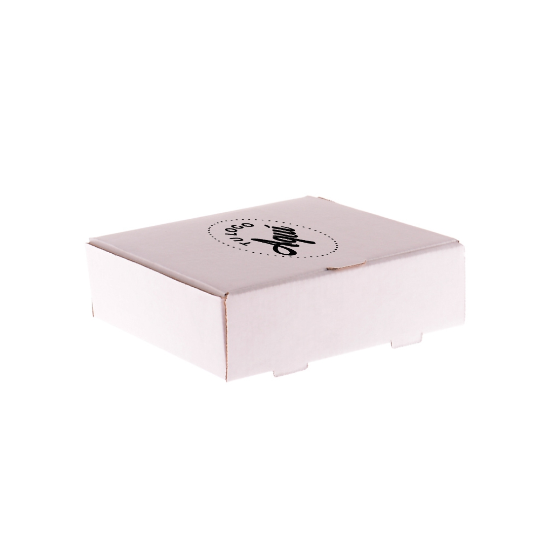 mEP CAJA HAMBURGUESA CARTON MICRO BLANCO/MARRON PERSONALIZADO (18.5*18.5*5.5CM) X UNIDAD