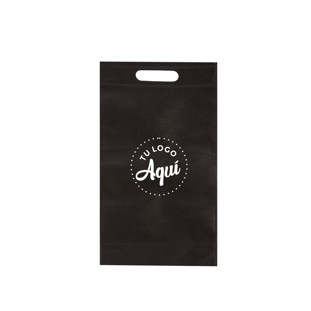 mEP BOLSA FRISELINA PERSONALIZADA RIÑON NEGRA (VINO) 25.5*40CM X UNIDAD