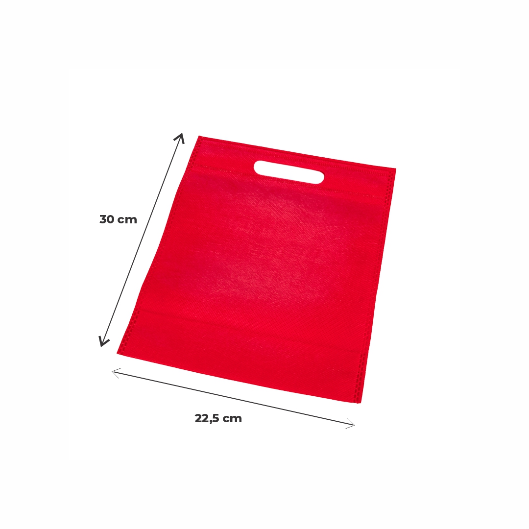 mEP BOLSA FRISELINA PERSONALIZADA RIÑON ROJA 22.5*30CM X UNIDAD