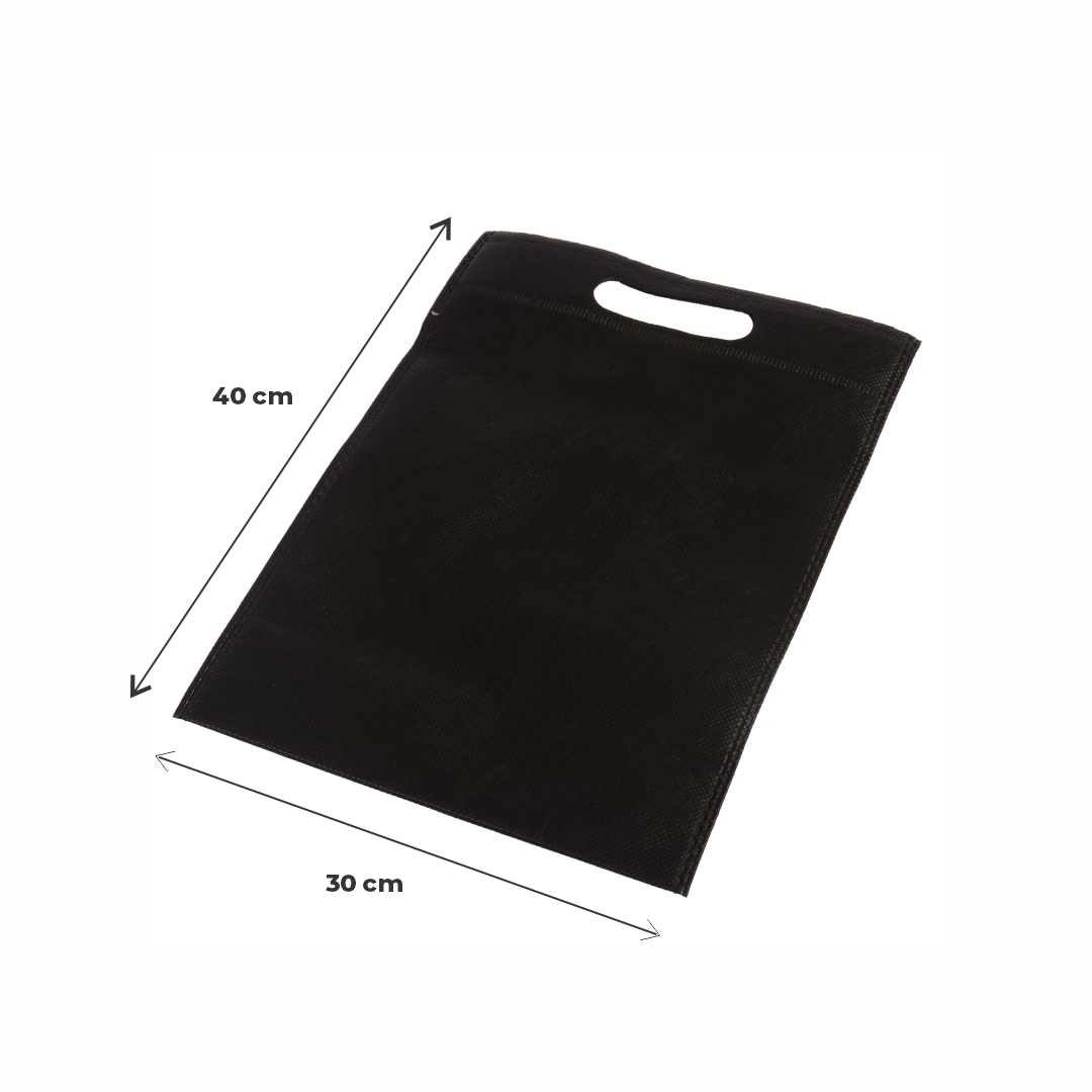 mEP BOLSA FRISELINA PERSONALIZADA RIÑON NEGRA 30*40CM X UNIDAD