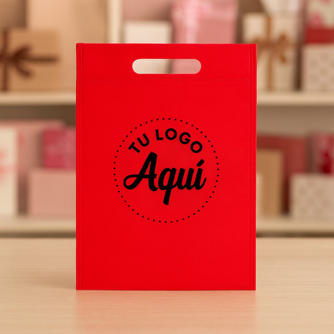 mEP BOLSA FRISELINA PERSONALIZADA RIÑON ROJA 30*40CM X UNIDAD