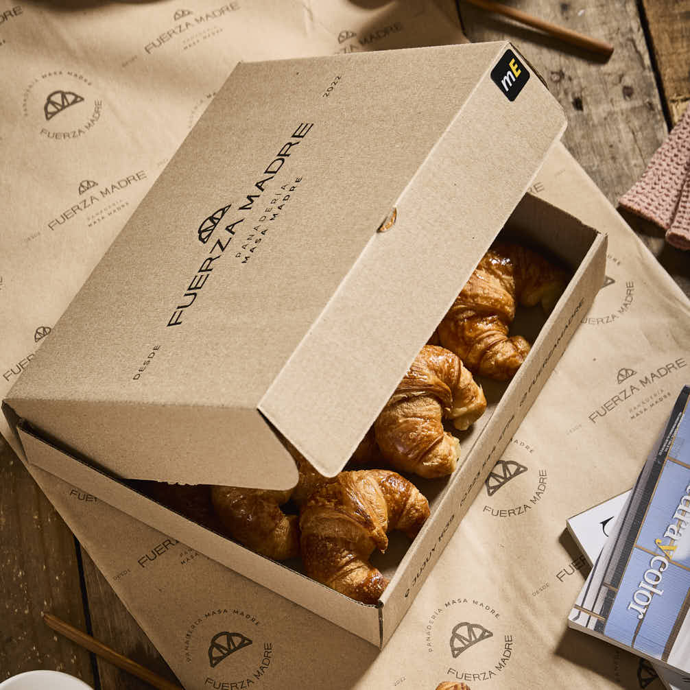 mEP CAJA DONAS CARTON MICRO MARRON/MARRON PERSONALIZADO 1/2 DOCENA (24*28*7CM) X UNIDAD