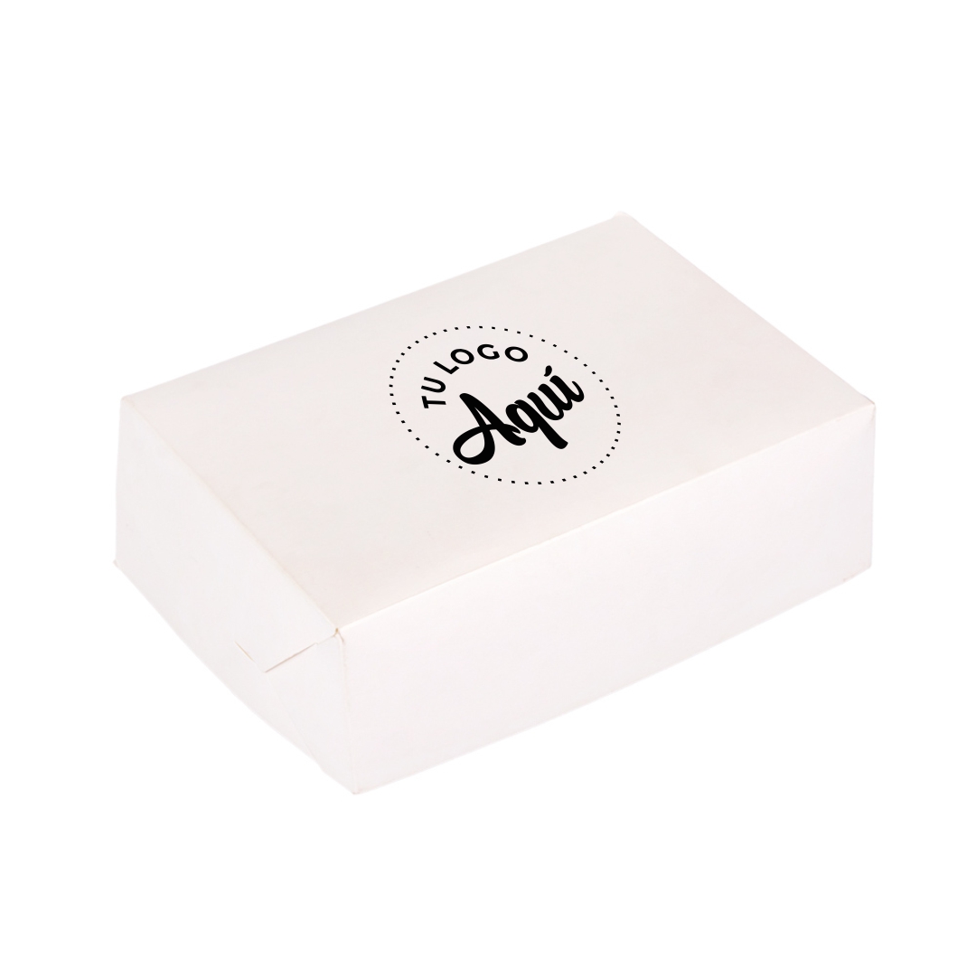 mEP CAJA FACTURAS CART. BLANCA PERSONALIZADO 1/2 DOCENA (19*14.5*6.5CM) X UNIDAD