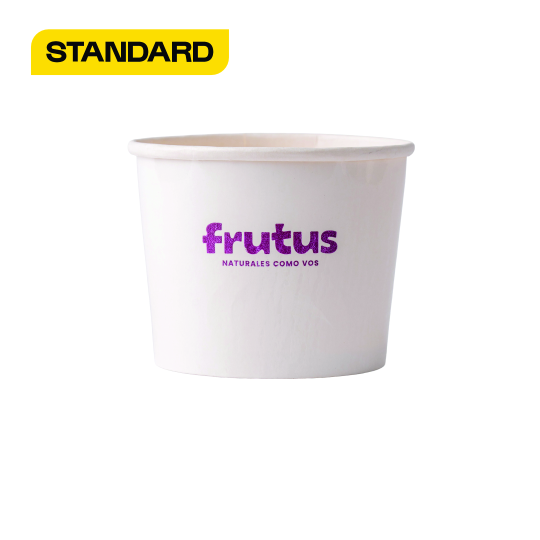mEP POTE HELADO POLIPAPEL BLANCO PERSONALIZADO 360CC (12OZ) X UNIDAD