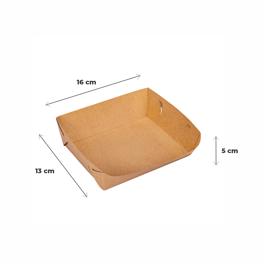 mEP CUBETA ÑOQUERA CARTON KRAFT PERSONALIZADO BIOHZ Nº2 (13*16*5CM) X UNIDAD