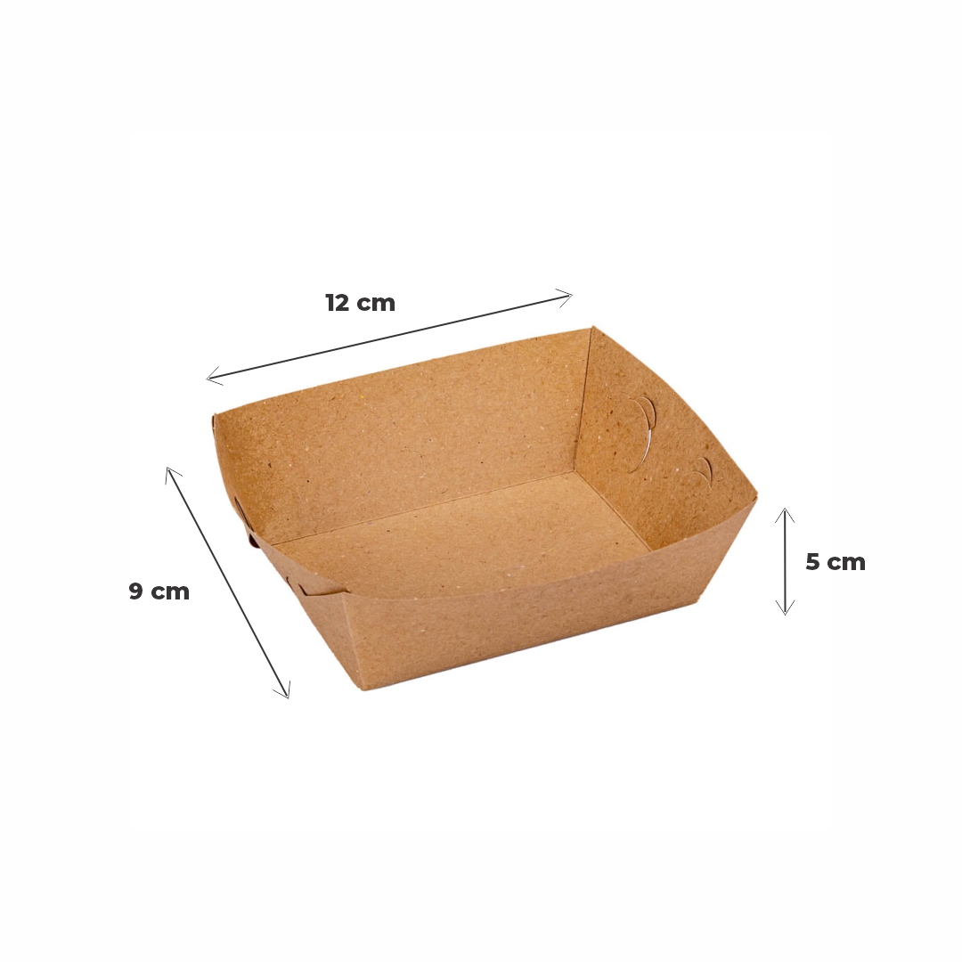 mEP CUBETA ÑOQUERA CARTON KRAFT PERSONALIZADO BIOHZ Nº1 (9*12*5CM) X UNIDAD