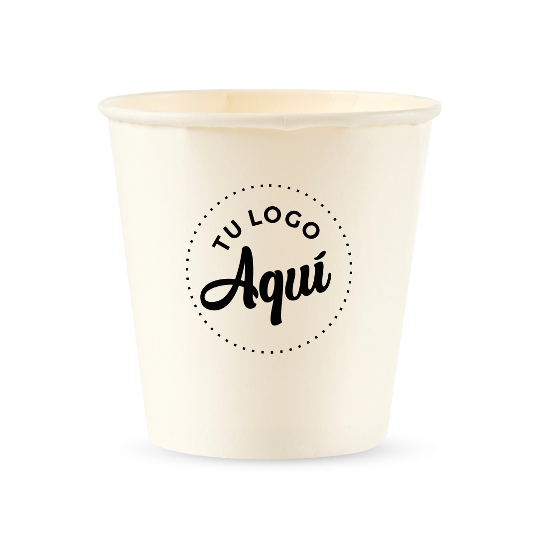 mEP POTE HELADO POLIPAPEL BLANCO PERSONALIZADO 370CC (12.5OZ) X UNIDAD