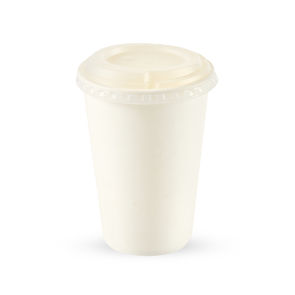 mEP VASO POLIPAPEL SIMPLE PARED PARA FRIO BLANCO PERSONALIZADO .16OZ (475CC) X UNIDAD