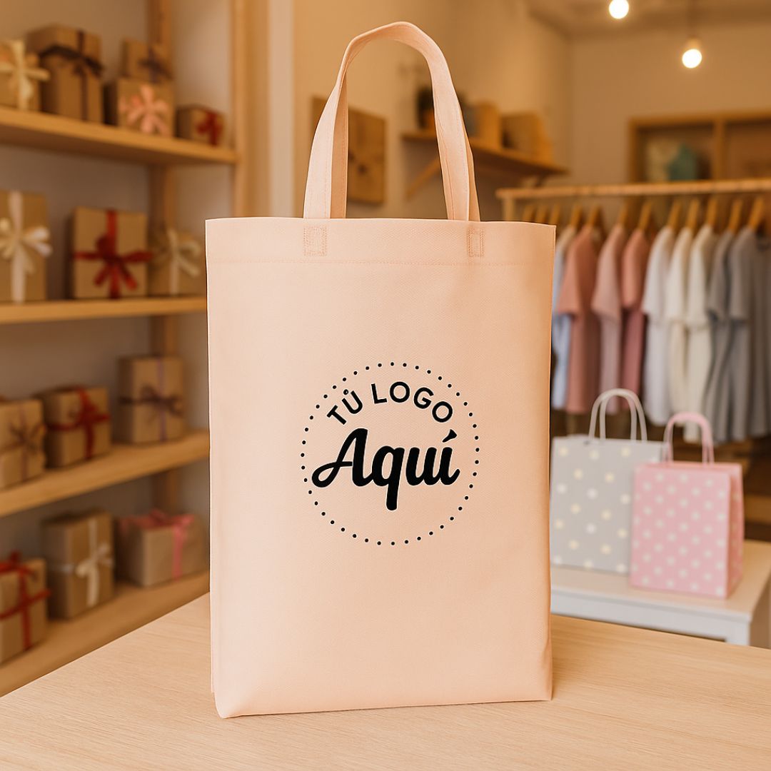 mEP BOLSA FRISELINA PERSONALIZADA ASA LARGA LINO 30*40CM X UNIDAD