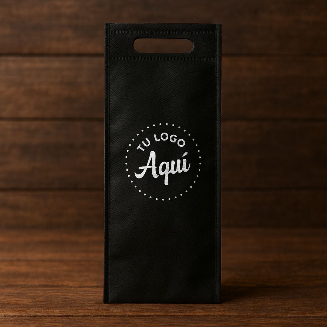 mEP BOLSA FRISELINA PERSONALIZADA RIÑON NEGRA 17.5*40CM X UNIDAD