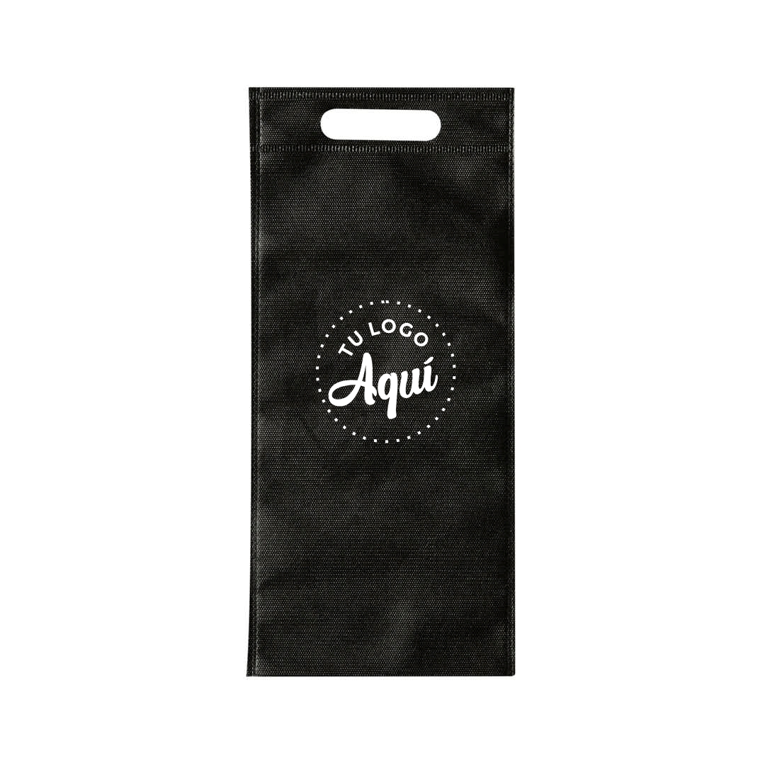 mEP BOLSA FRISELINA PERSONALIZADA RIÑON NEGRA 17.5*40CM X UNIDAD