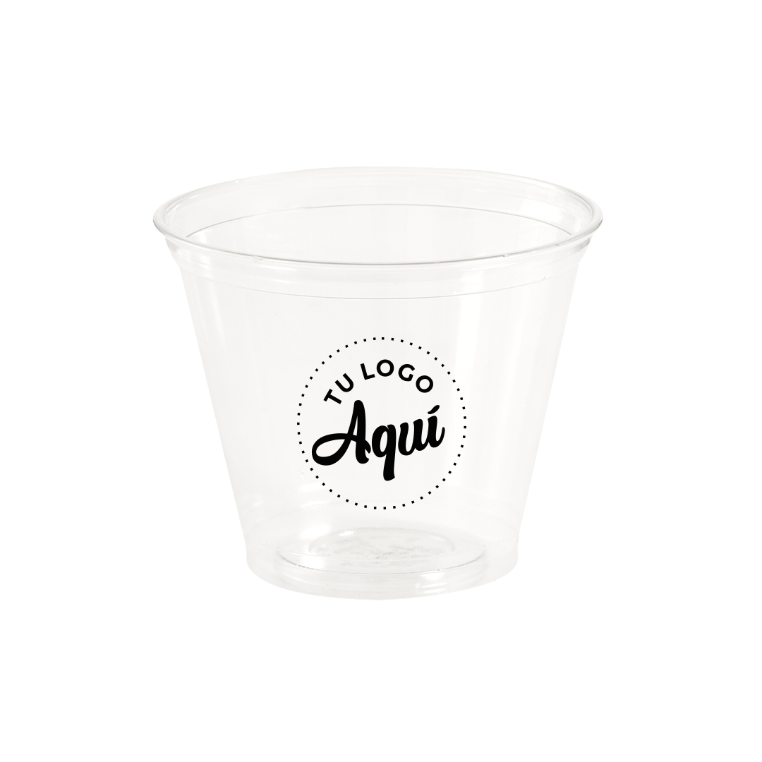 mEP VASO PLASTICO PET CRISTAL PERSONALIZADO FRAPPE DARNEL 9OZ (270CC) *X UNIDAD