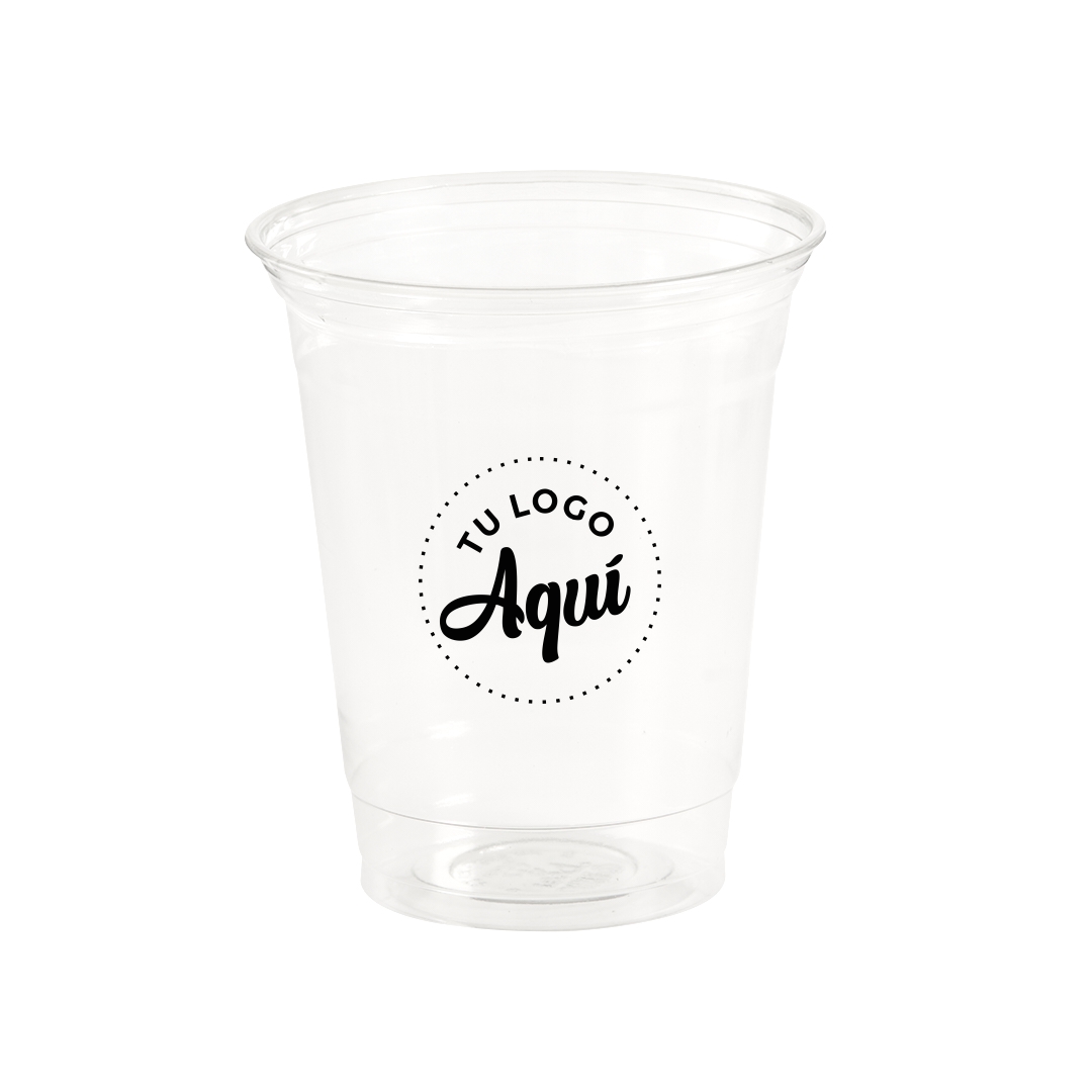 mEP VASO PLASTICO PET CRISTAL PERSONALIZADO FRAPPE DARNEL.12OZ (360CC) X UNIDAD