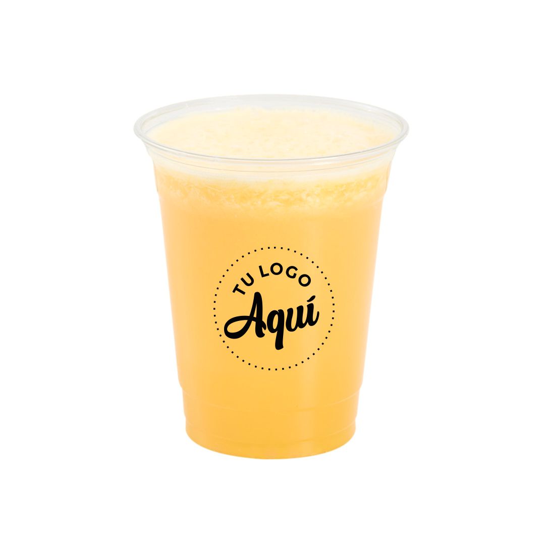mEP VASO PLASTICO PET CRISTAL PERSONALIZADO FRAPPE DARNEL.12OZ (360CC) X UNIDAD