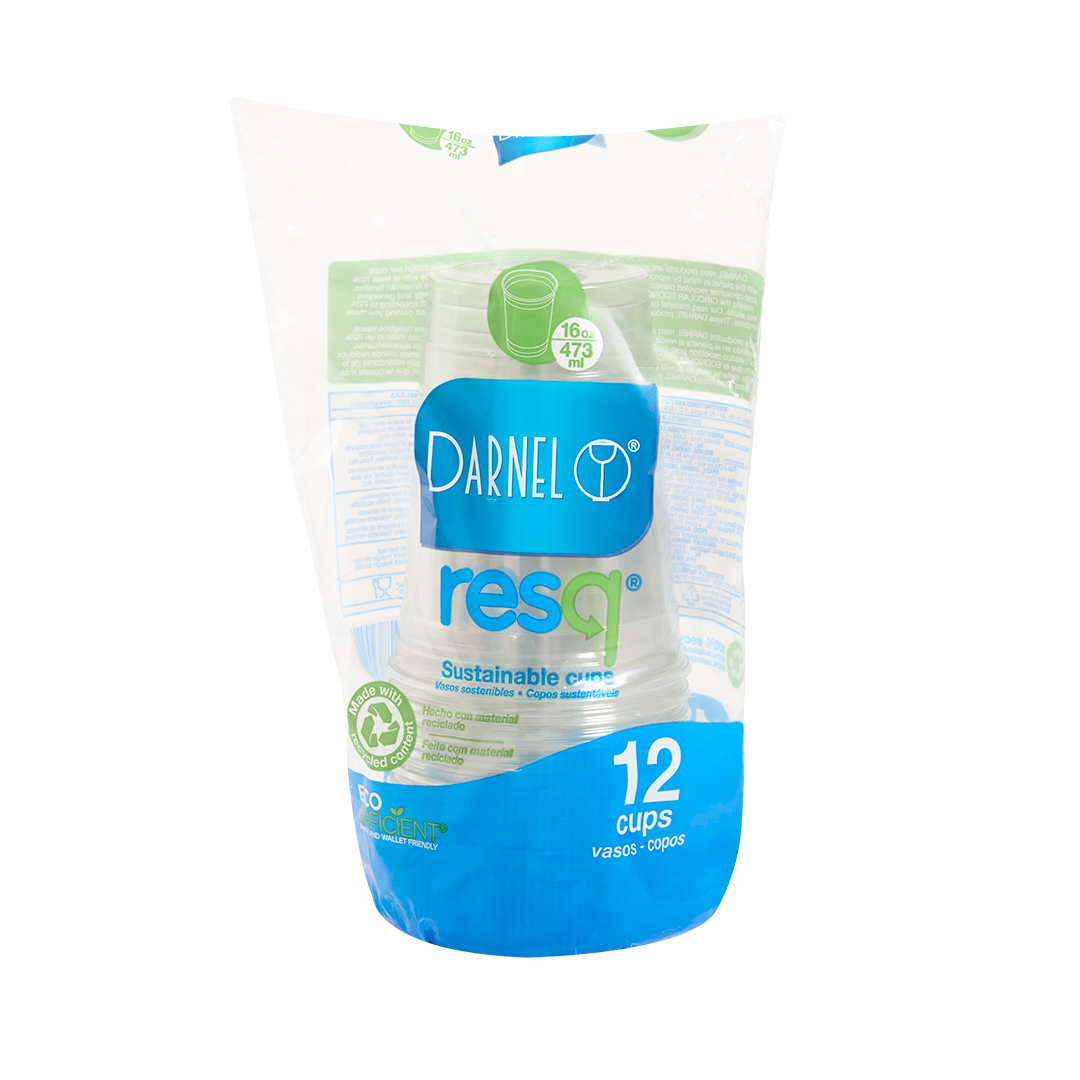mEP VASO PLASTICO PET CRISTAL PERSONALIZADO FRAPPE DARNEL.16OZ (480CC) *X UNIDAD