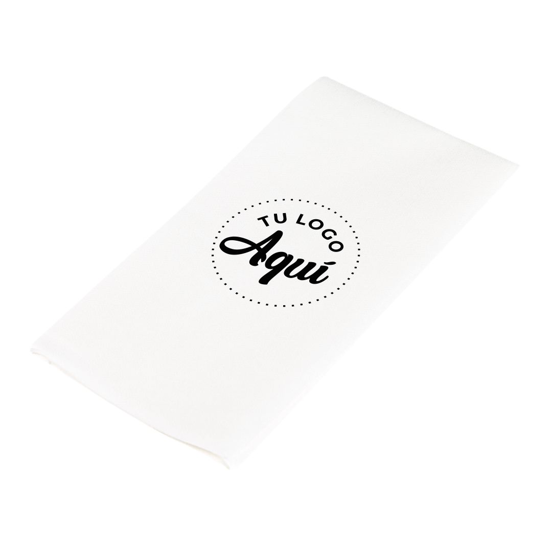 mEP SERVILLETA PAPEL SIMIL TELA BLANCA PERSONALIZADA AIRLAID 30*40CM X UNIDAD