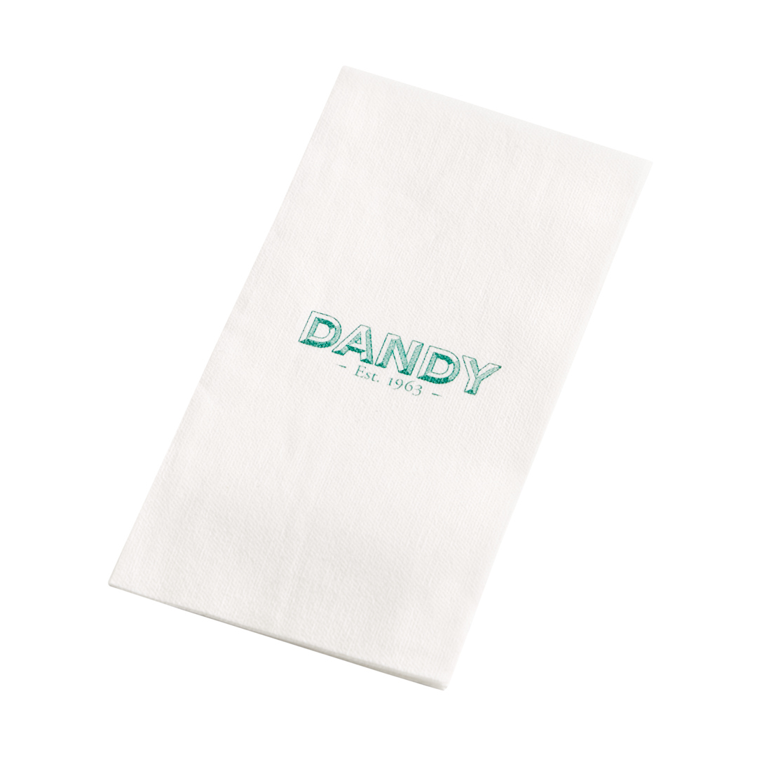 mEP SERVILLETA PAPEL SIMIL TELA BLANCA PERSONALIZADA AIRLAID 30*40CM X UNIDAD
