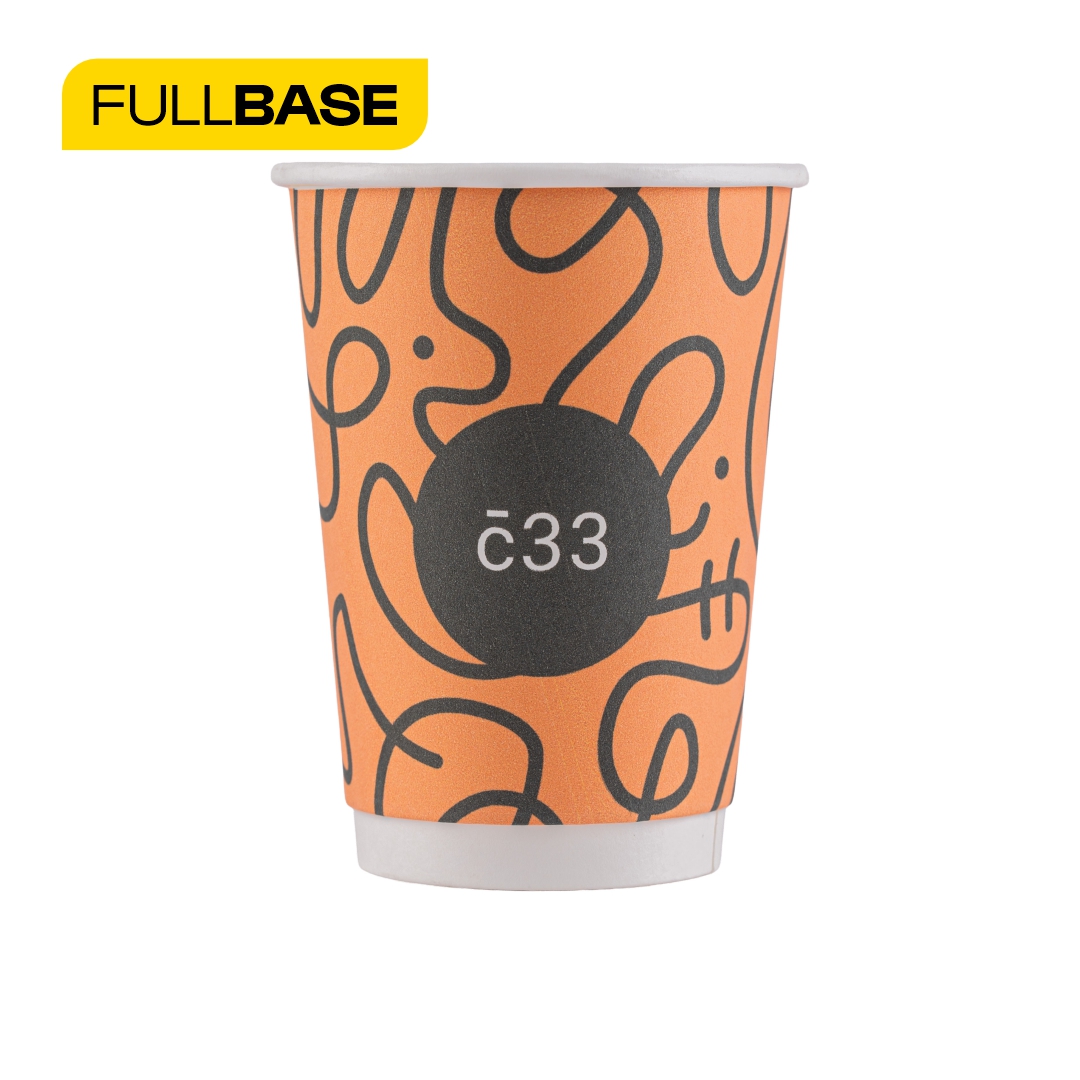 mEP VASO POLIPAPEL DOBLE PARED BLANCO PERSONALIZADO 8OZ (240CC) X UNIDAD