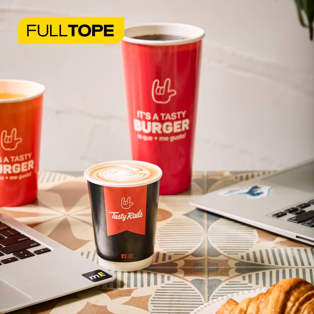 mEP VASO POLIPAPEL DOBLE PARED BLANCO PERSONALIZADO 8OZ (240CC) X UNIDAD
