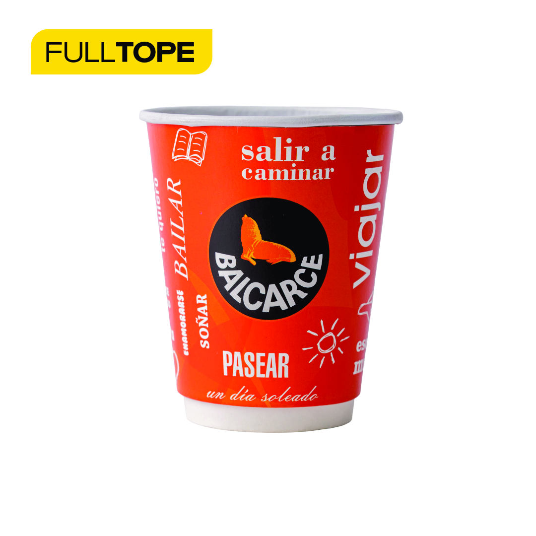mEP VASO POLIPAPEL DOBLE PARED BLANCO.PERSONALIZADO 9OZ mE (265CC) X UNIDAD