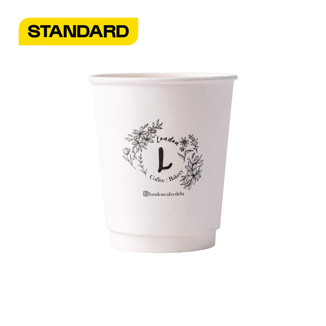 mEP VASO POLIPAPEL DOBLE PARED BLANCO.PERSONALIZADO 9OZ mE (265CC) X UNIDAD