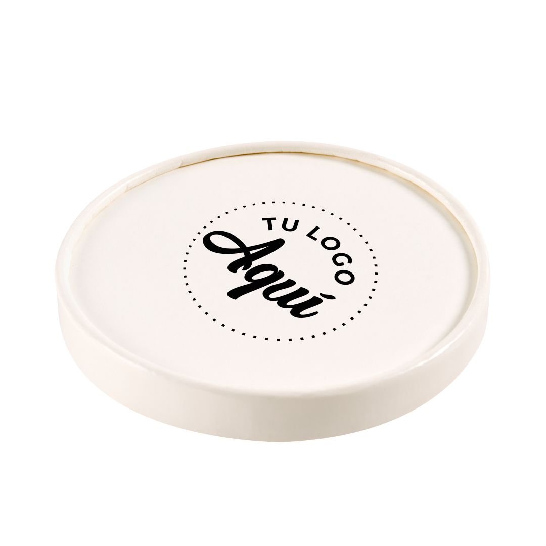 mEP TAPA POTE HELADO POLIPAPEL PERSONALIZADO 250CC/360CC/500CC mE X UNIDAD