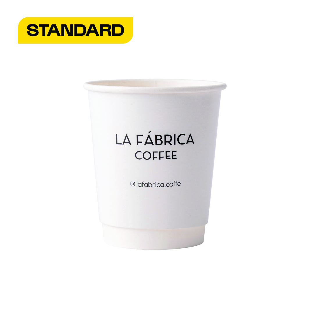 mEP VASO POLIPAPEL DOBLE PARED BLANCO PERSONALIZADO .14OZ (410CC) X UNIDAD