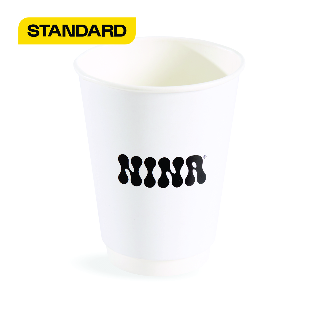 mEP VASO POLIPAPEL DOBLE PARED BLANCO PERSONALIZADO .14OZ (410CC) X UNIDAD