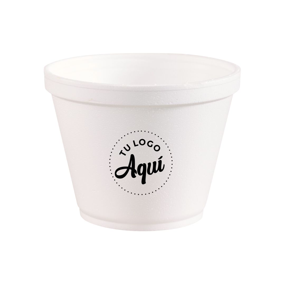 mEP CONTENEDOR TERMICO BLANCO PERSONALIZADO 360CC CASELLA (10.5*8CM) X UNIDAD