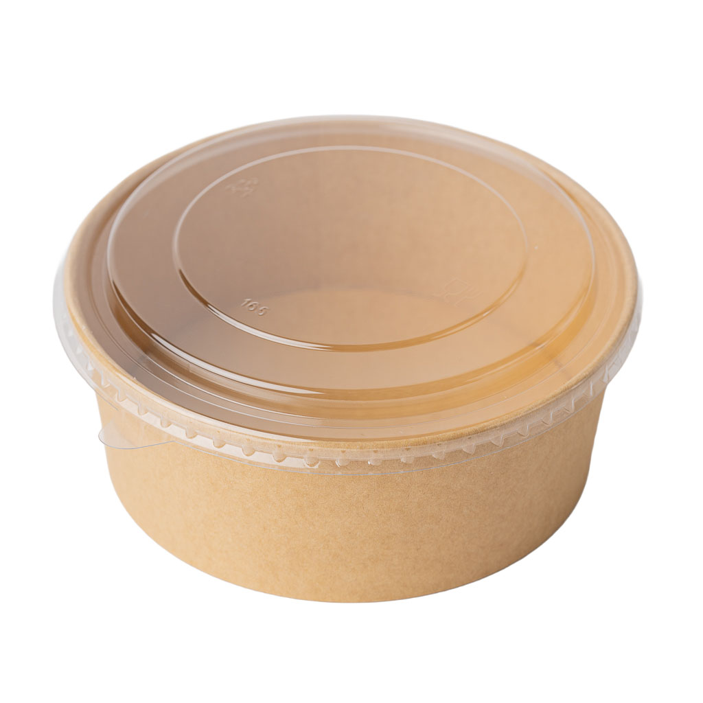 mEP ENSALADERA POLIPAPEL KRAFT PERSONALIZADO 38OZ (1100ML  X UNID.