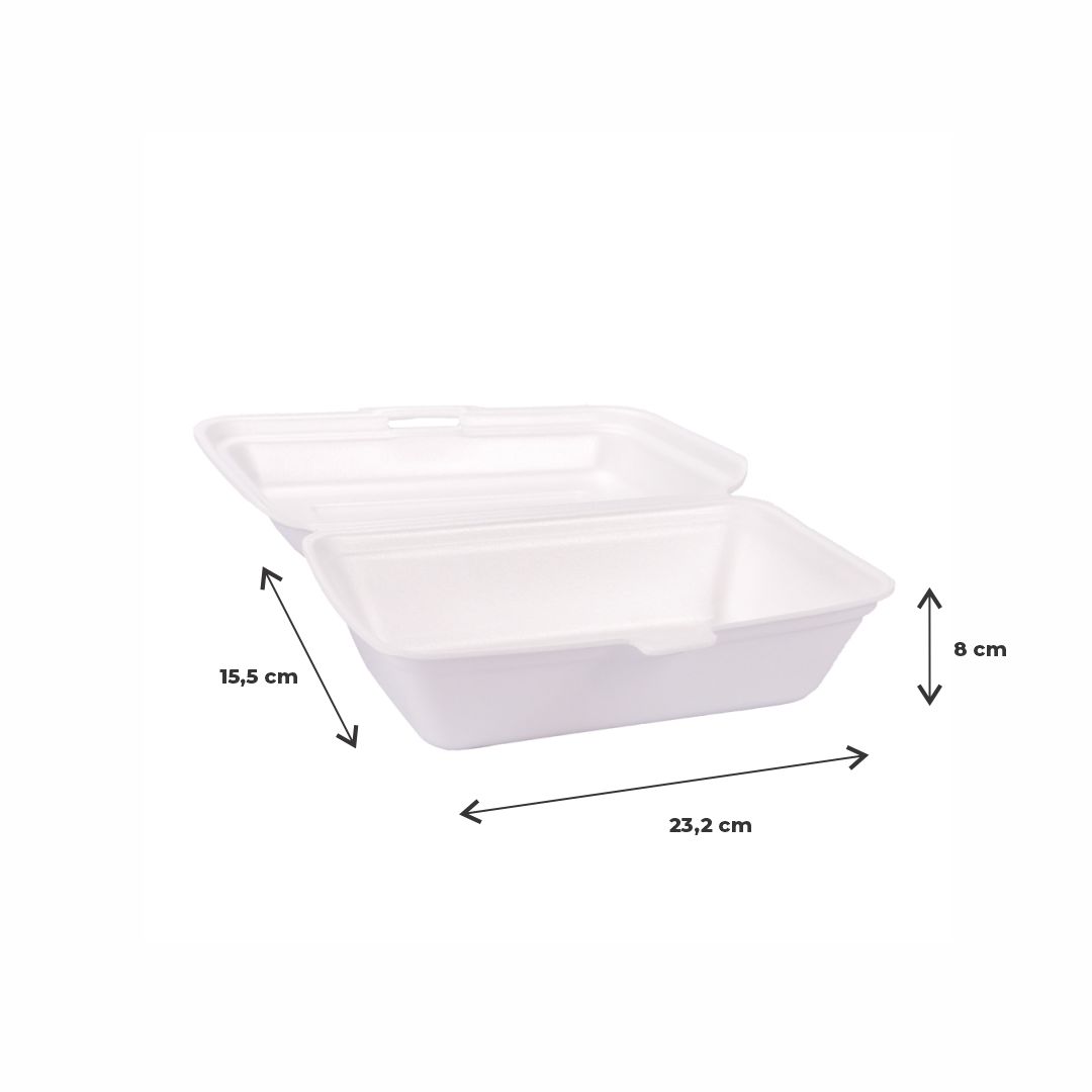 BANDEJA EXPANDIDO ESTUCHE PROFUNDO BANDEX (110EP) (23.2*15.5*8CM) *200 UNID.