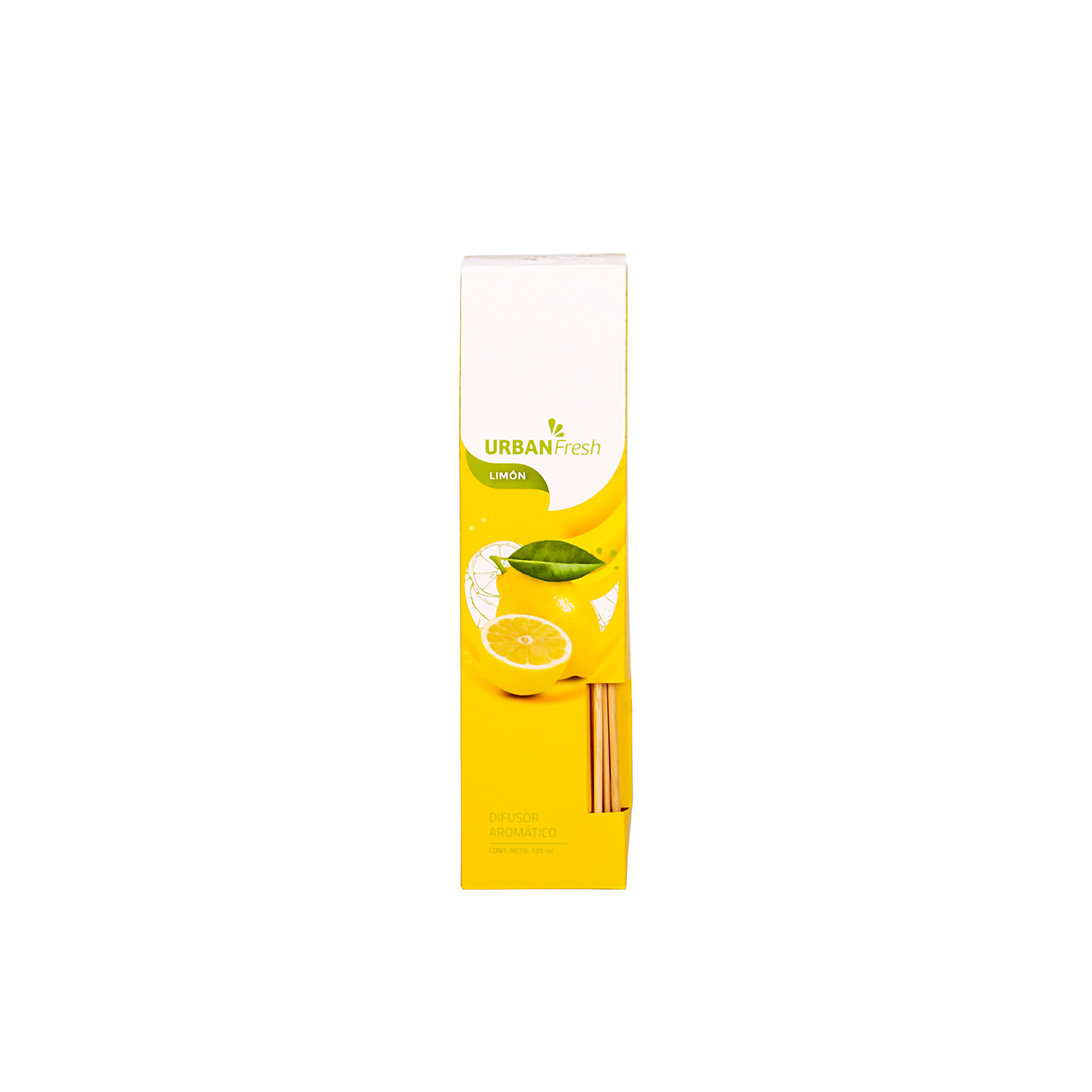 DIFUSOR CON VARILLA BAMBU URBAN FRESH LIMON (70ML) *UNID