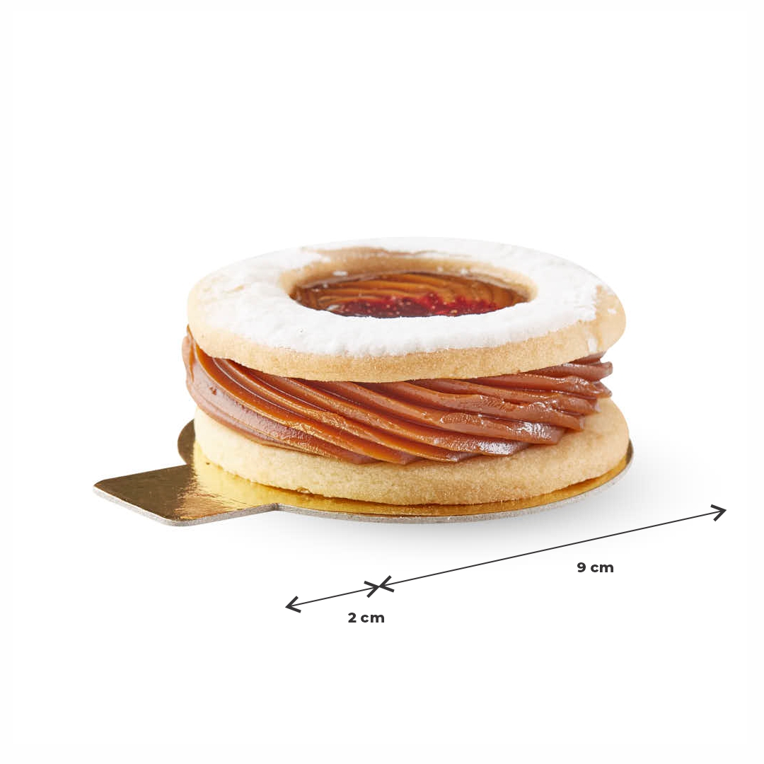 DISCOS DE CARTON DORADOS 9CM CON PESTAÑA *100UNID