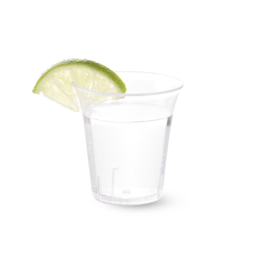 BOYANO VASO RIGIDO 35CC CHUPITO CRISTAL (4.5CM DIAM*5CM ALTO)  *UNID