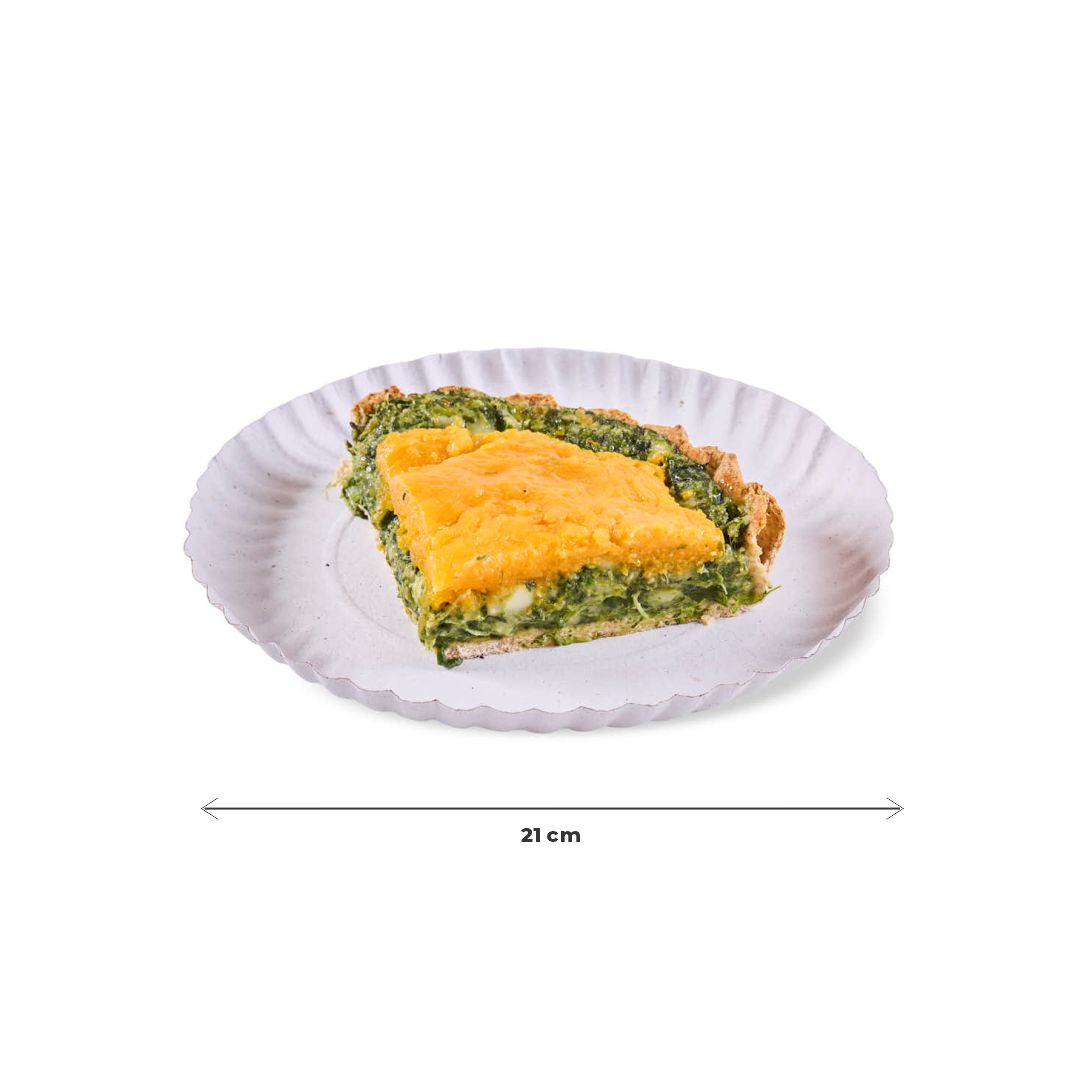 BANDEJA CARTON REDONDA BLANCA LINEA ROJA Nº12.5 (21CM) *100UNID