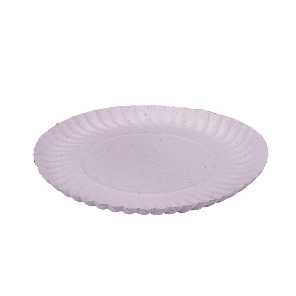 BANDEJA CARTON REDONDA BLANCA LINEA ROJA Nº12.5 (21CM) *100UNID