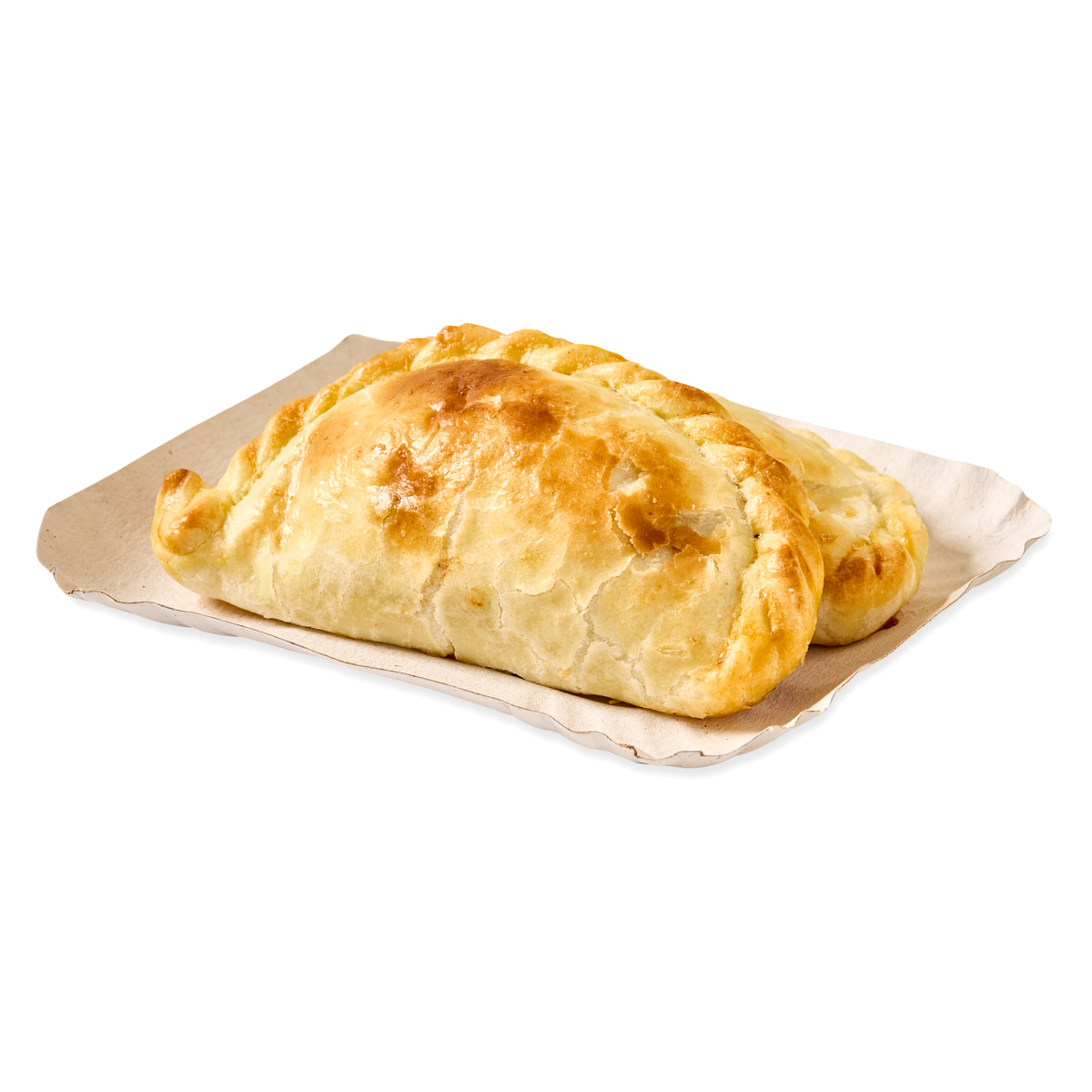 BANDEJA CARTON RECTANGULAR BLANCA LINEA VERDE Nº1 (14*16CM) *100UNID