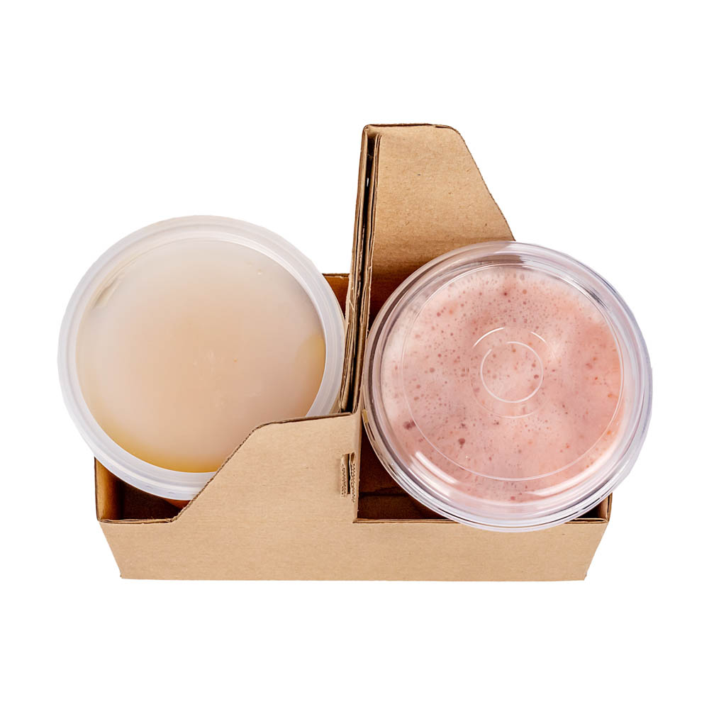 PORTAVASOS VALIJA CARTON MICRO PARA 2 VASOS CAFE *100UNID