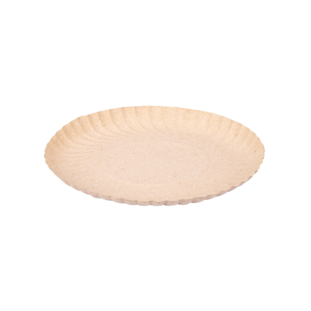 BANDEJA CARTON REDONDA GRIS Nº12,5 (20CM) *100UNID