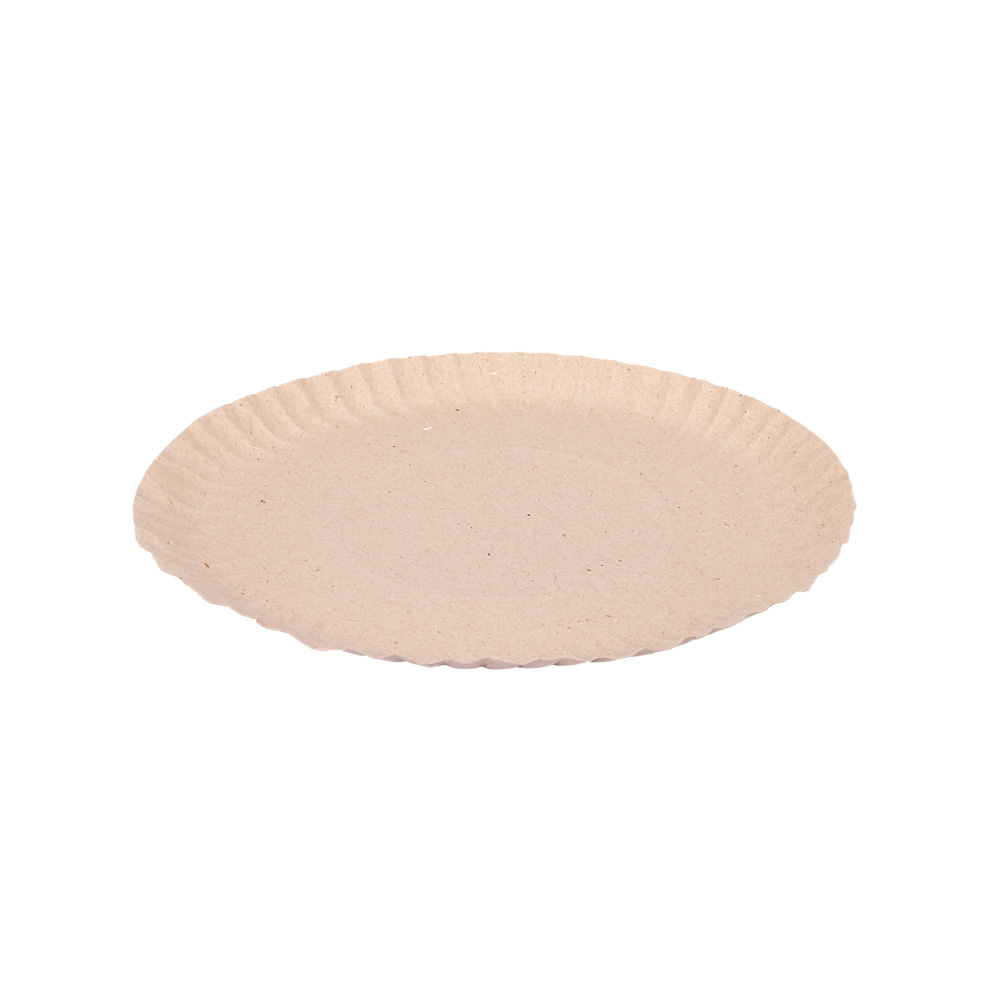 BANDEJA CARTON REDONDA GRIS Nº15 (28CM) *100UNID