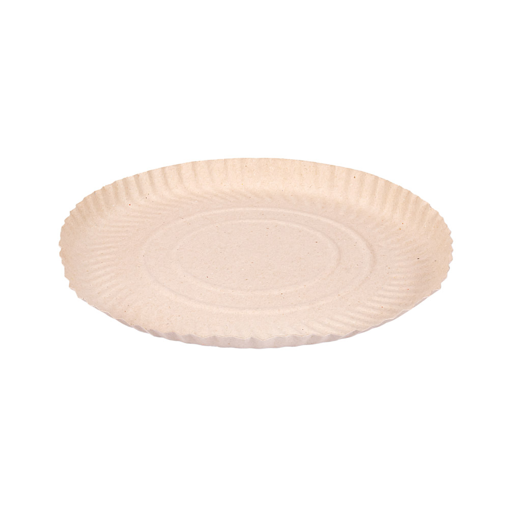 BANDEJA CARTON REDONDA GRIS Nº16 (30CM) *100UNID