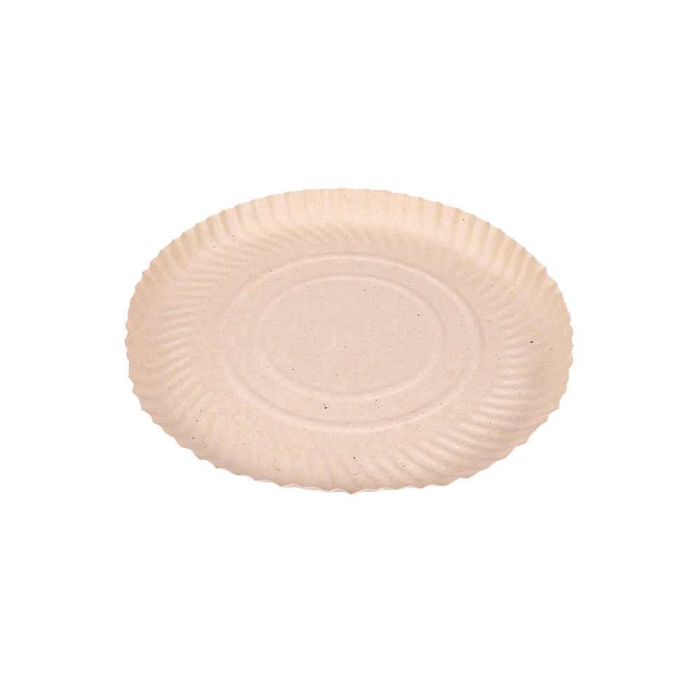 BANDEJA CARTON REDONDA GRIS Nº16 (30CM) *100UNID