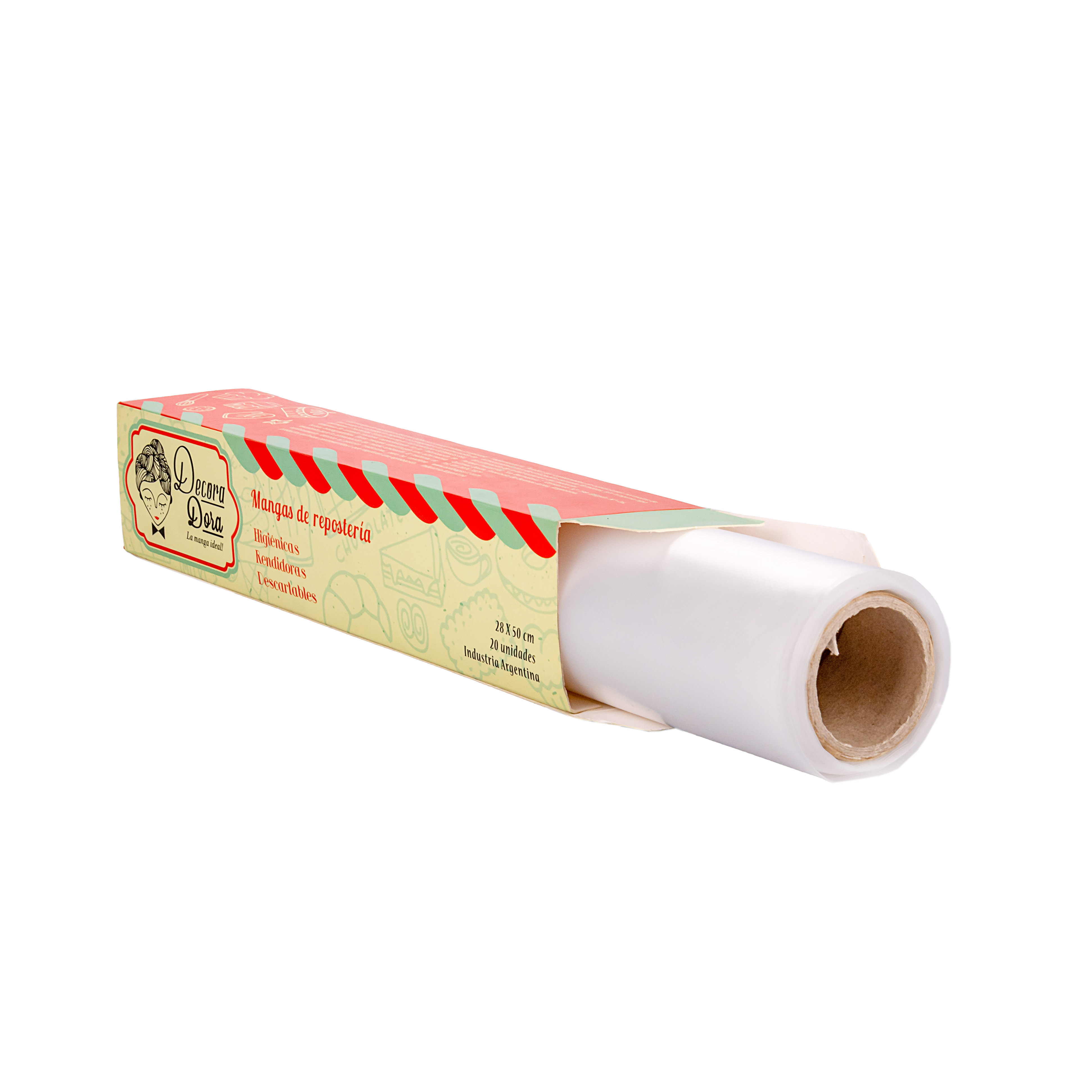 MANGA REPOSTERA.GRANDE EN ROLLO (50*28CM) (90MIC) *20UNID