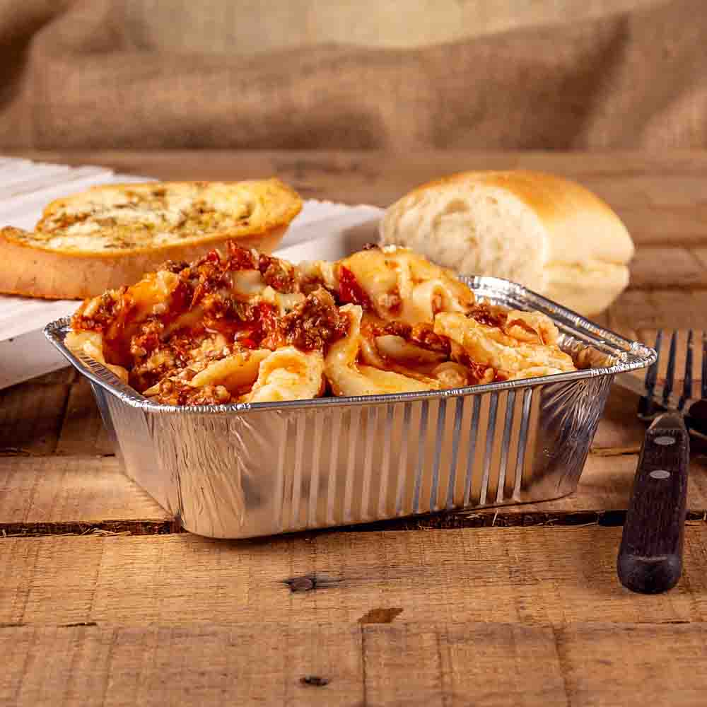 BANDEJA ALUMINIO VASSOI F-250 (475CC) (12*15*4.5CM) *25UNID