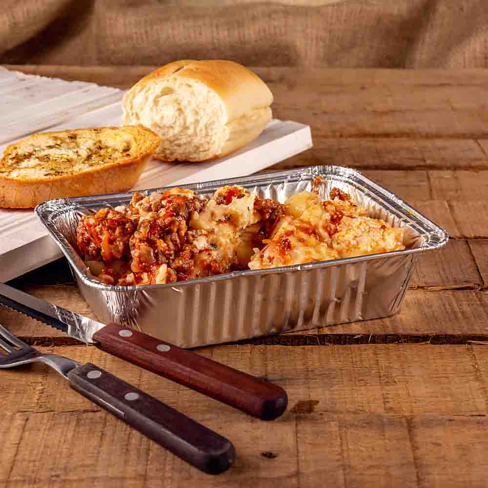 BANDEJA ALUMINIO VASSOI F-275 (680CC) (13*17*4.5CM) *25UNID