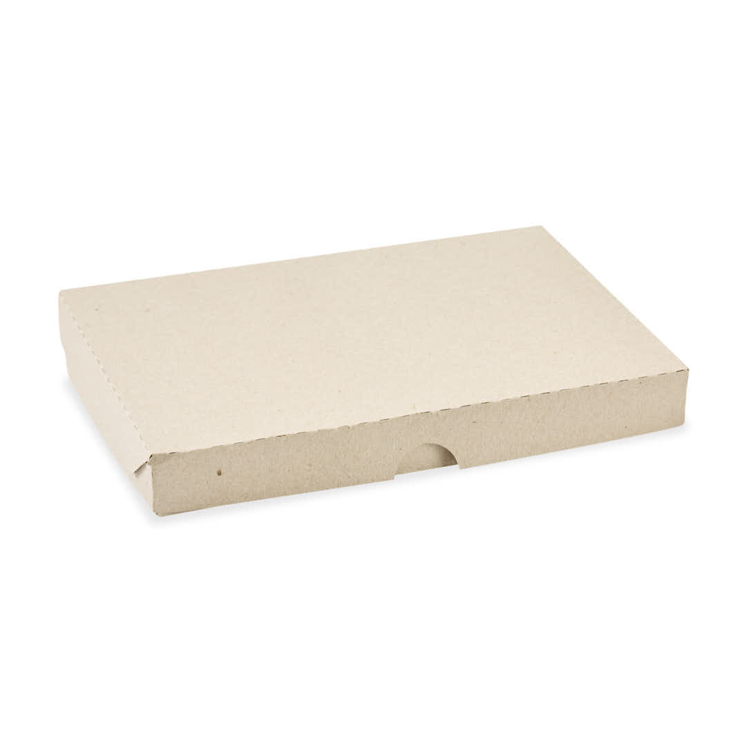 CAJA RAVIOLES CARTON GRIS (2 PLANCHAS) (17.5*28.5*3.5CM) *100UNID